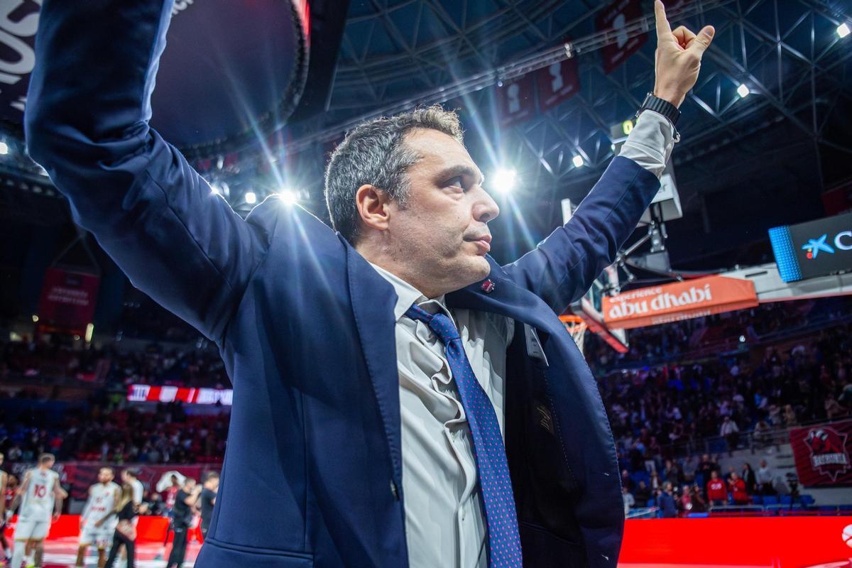 Paolo Galbiati ha recuperado la confianza de su equipo y tras superar al AS Mónaco se presenta en el Palau con ganas de sorprender