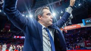 Paolo Galbiati ha recuperado la confianza de su equipo y tras superar al AS Mónaco se presenta en el Palau con ganas de sorprender