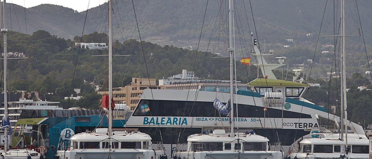 Barcos de alquiler en el puerto de Sant Antoni. | J.A RIERA