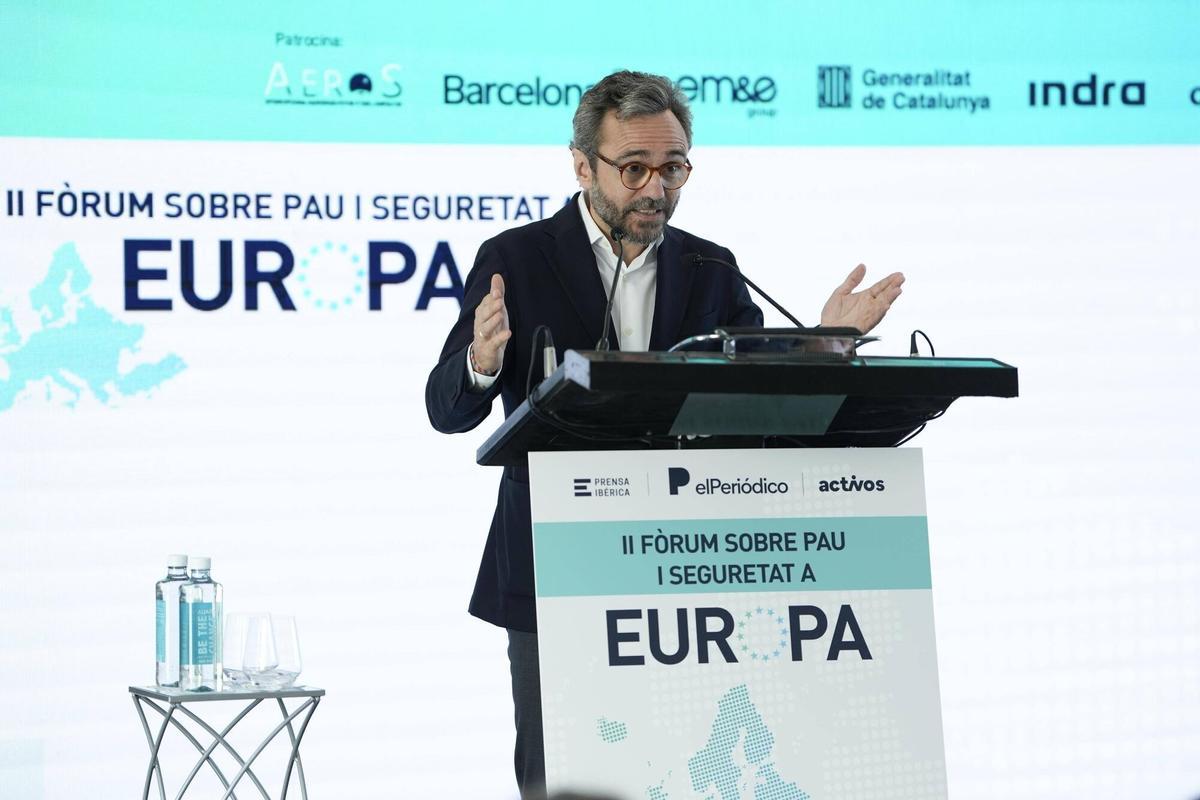 Aitor Moll: "No hi haurà una Europa forta si no és capaç de defensar-se"