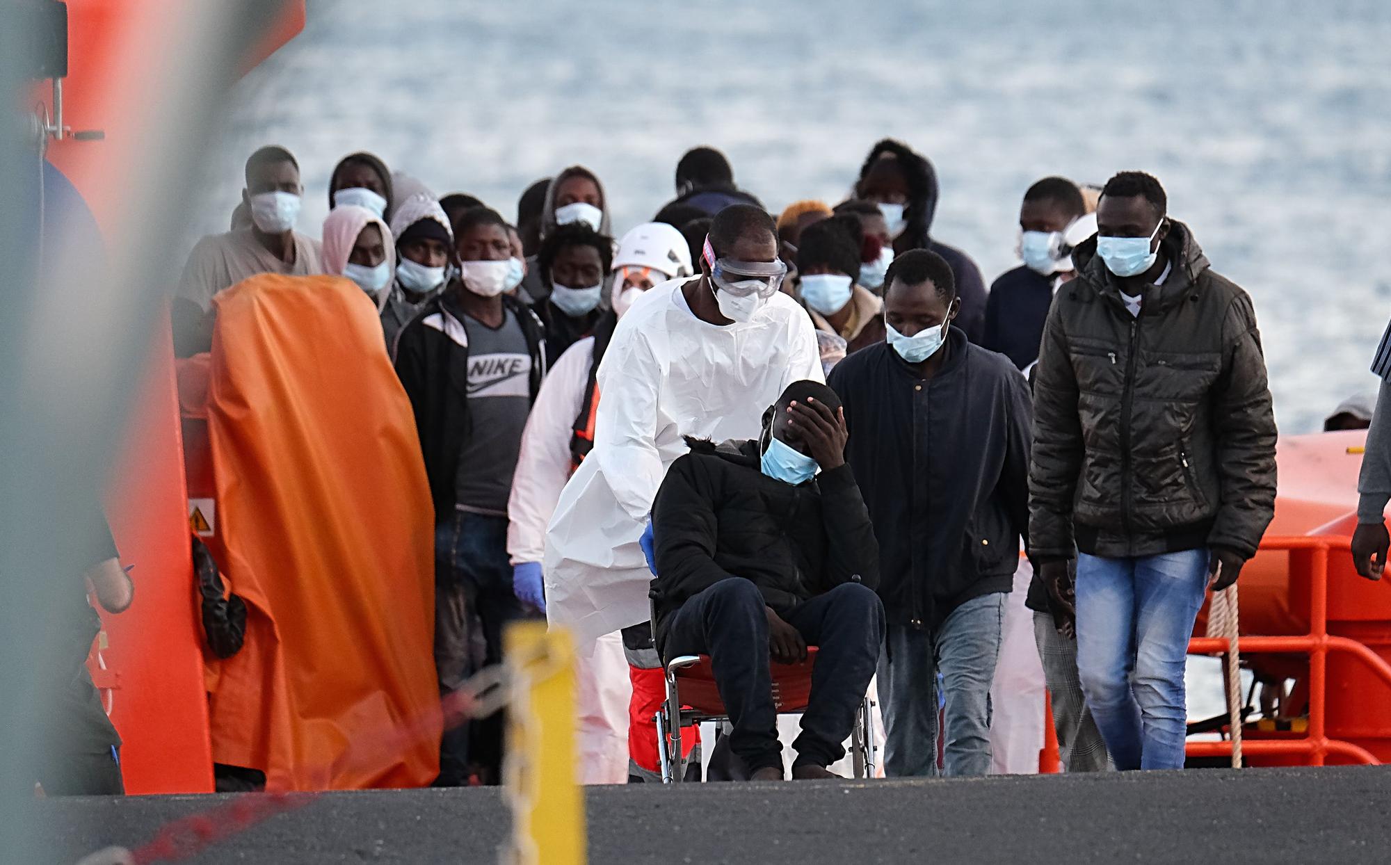 Llegada de migrantes a Fuerteventura