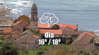 El tiempo en Oia: previsión meteorológica para hoy, viernes 13 de junio