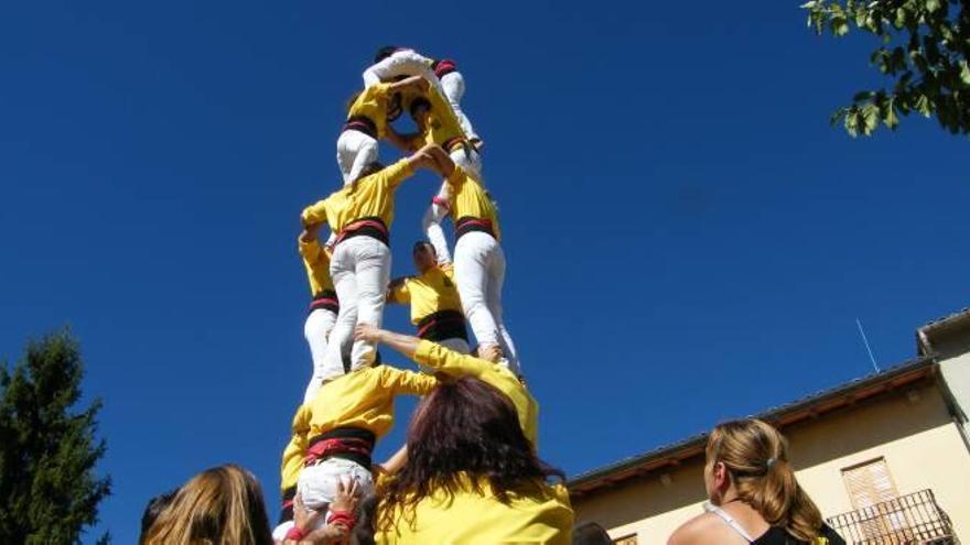 Una de les actuacions dels castellers