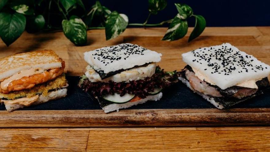 Sushiburger, la fusión perfecta del sushi y las hamburguesas.