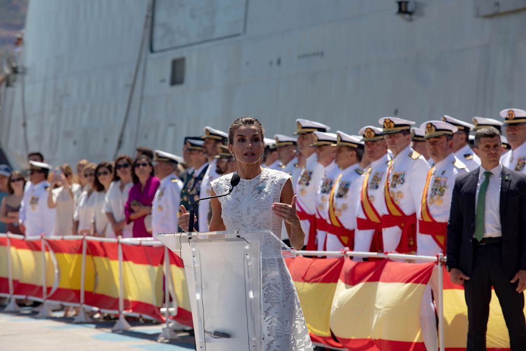 Así ha sido la visita de la reina Letizia a Cartagena