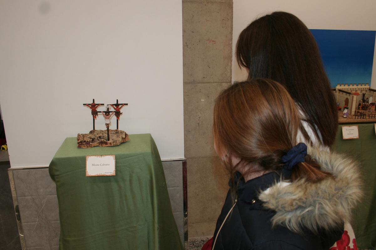 La nueva sala se inauguraba con una segunda exposición, de Playmobil, con escenas de la pasión y vida de Cristo.