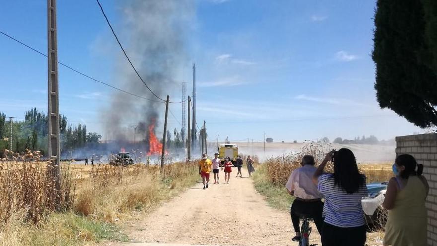 Controlado un incendio en Moraleja del Vino