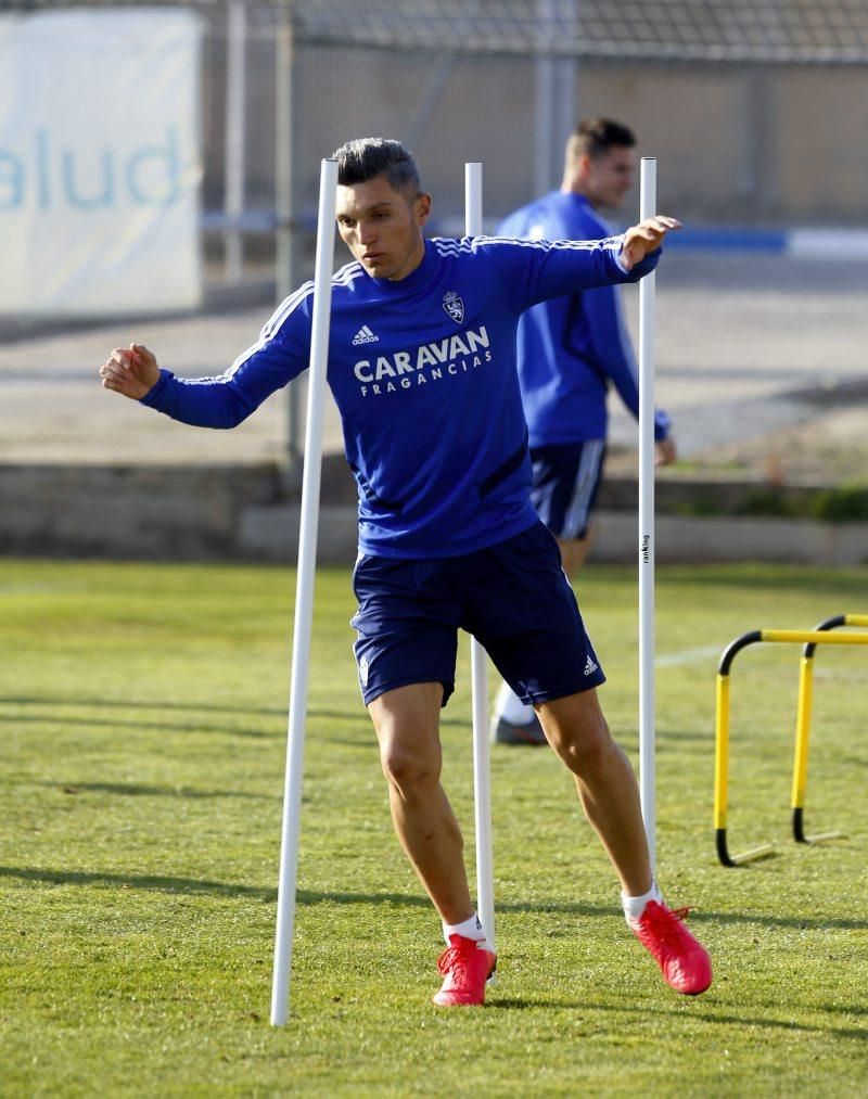 Entrenamiento del Real Zaragoza, 25 de febrero