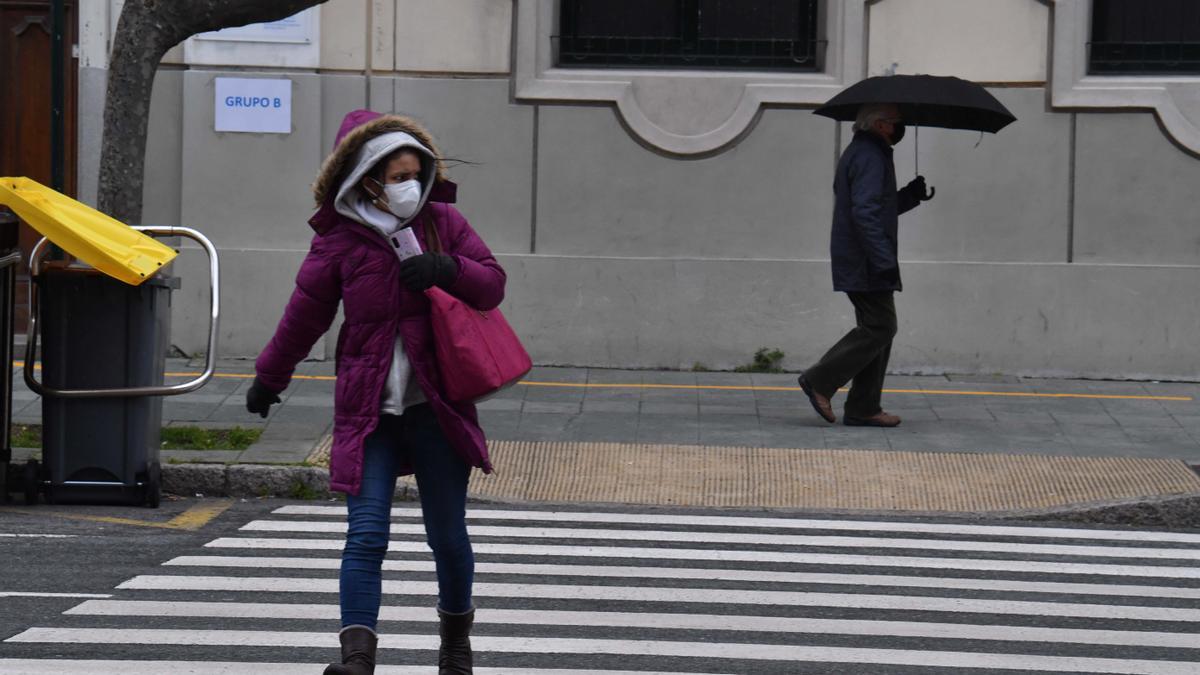 Tiempo desapacible en A Coruña.