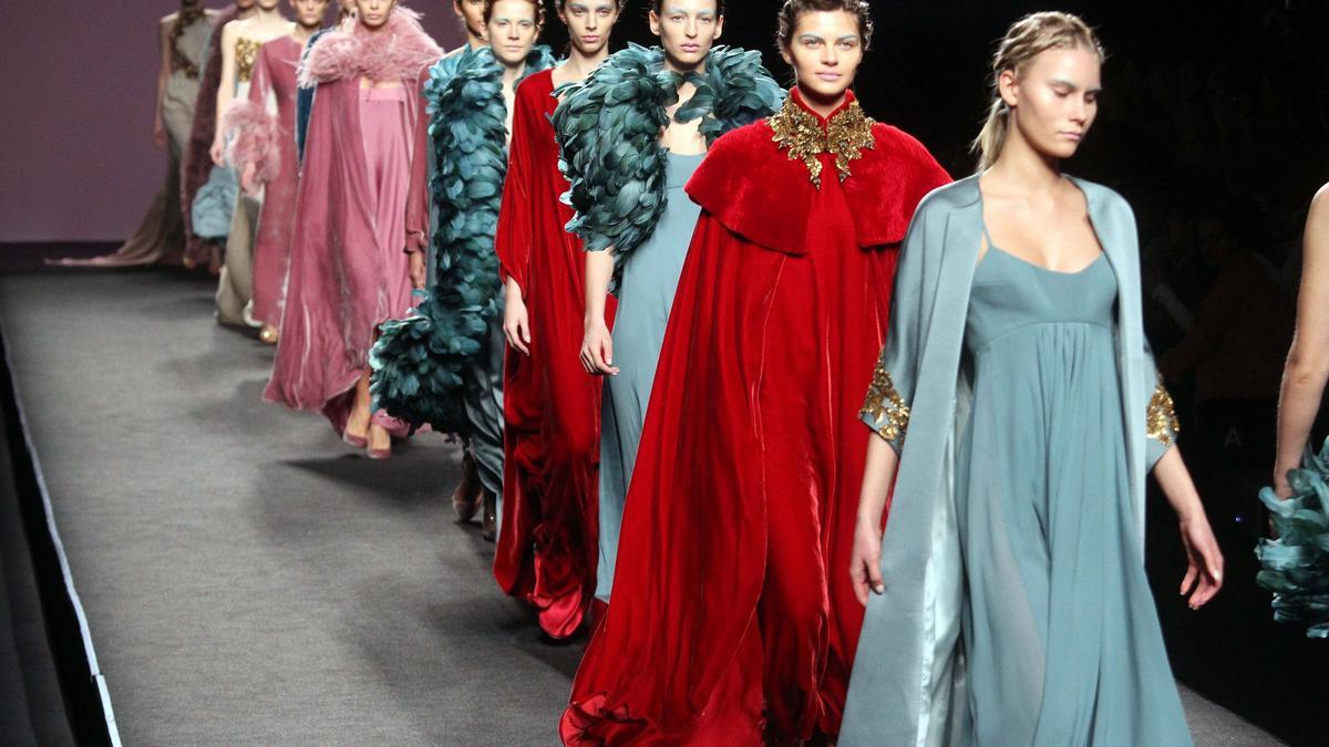 Desfile de Marcos Luengo en La Mercedes Benz Fashion Week.