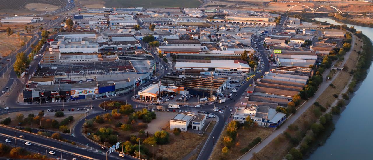 Vista aérea del polígono industrial de La Torrecilla.