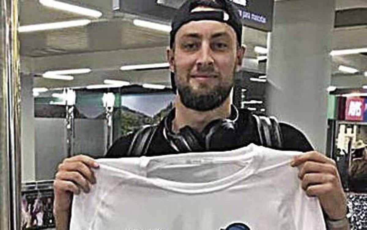 Johan Löfberg, ayer en Palma.