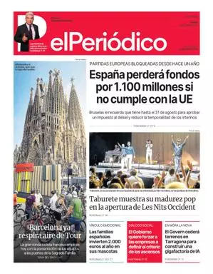 La portada de EL PERIÓDICO del 2 de julio de 2026
