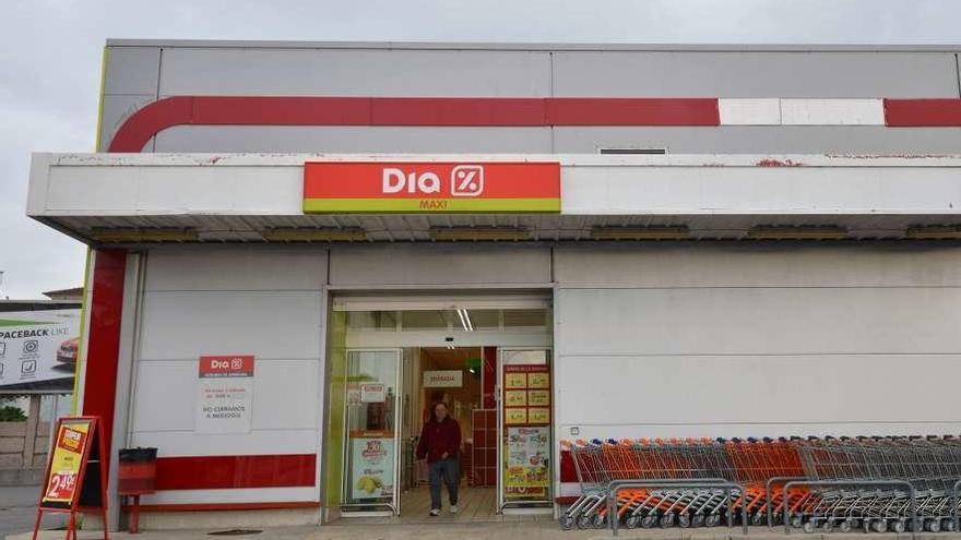 Un supermercado de la cadena Dia en Galicia.