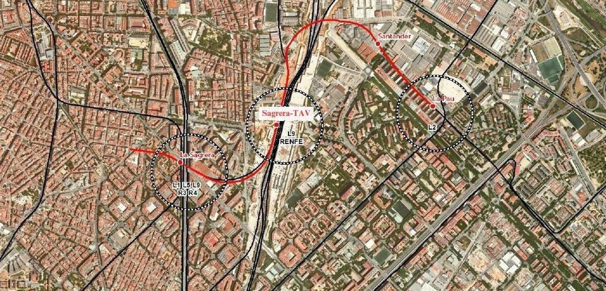 El Govern preveu captar 15 milions d’usuaris a l’any amb la prolongació de l’L4 del metro de Barcelona