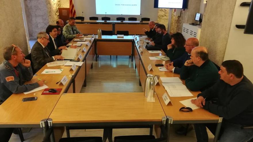 La reunió a diverses bandes per coordinar possibles emergències