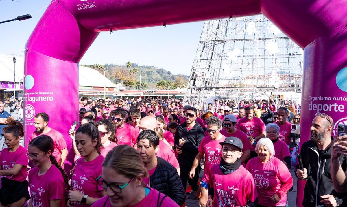 Carrera de la mujer.