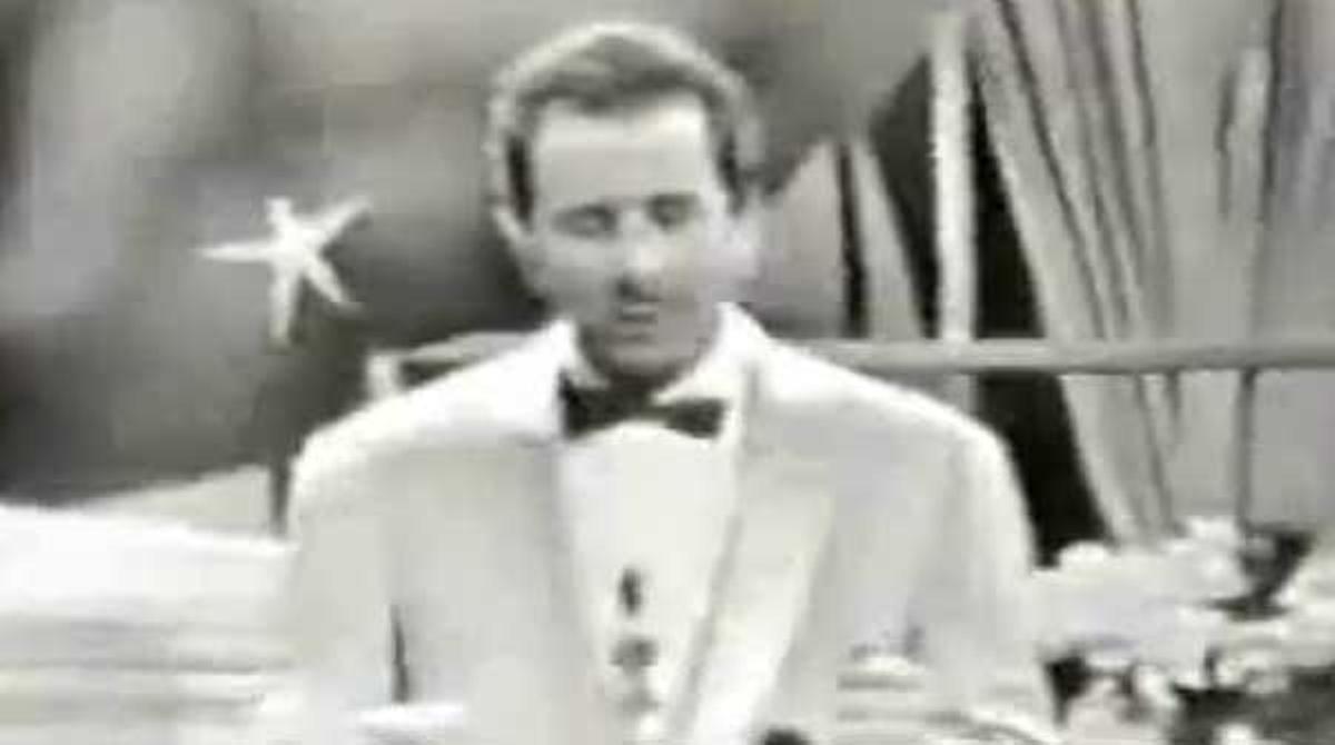 Domenico Modugno, a Eurovisió, el 1958.