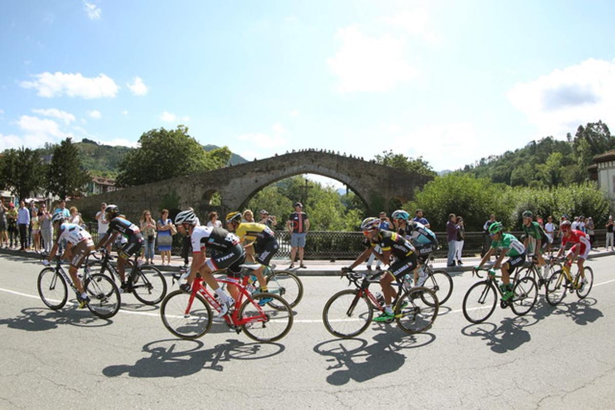 Las imágenes de la etapa de la Vuelta Las imágenes de la etapa de la Vuelta