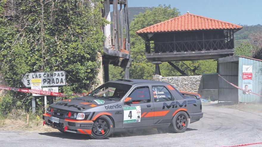 Santa Bárbara, mañana, tramo estrella del Rallye de La Felguera