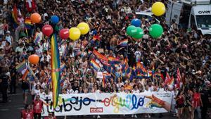 La anifestación del Orgullo LGTBI+ 2023 en Madrid.