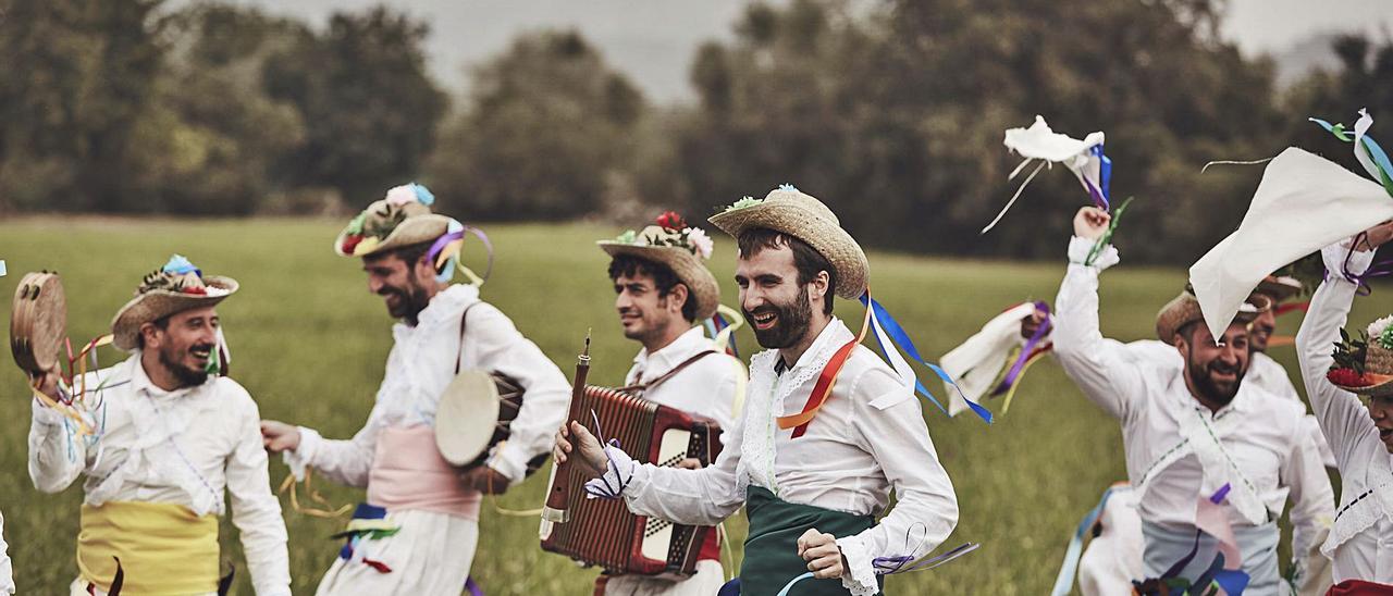 Manel, en un momento del rodaje del videoclip ‘Tipus Suite’ en Felanitx.