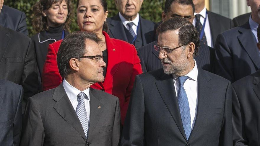 Artur Mas y Mariano Rajoy en 2013.