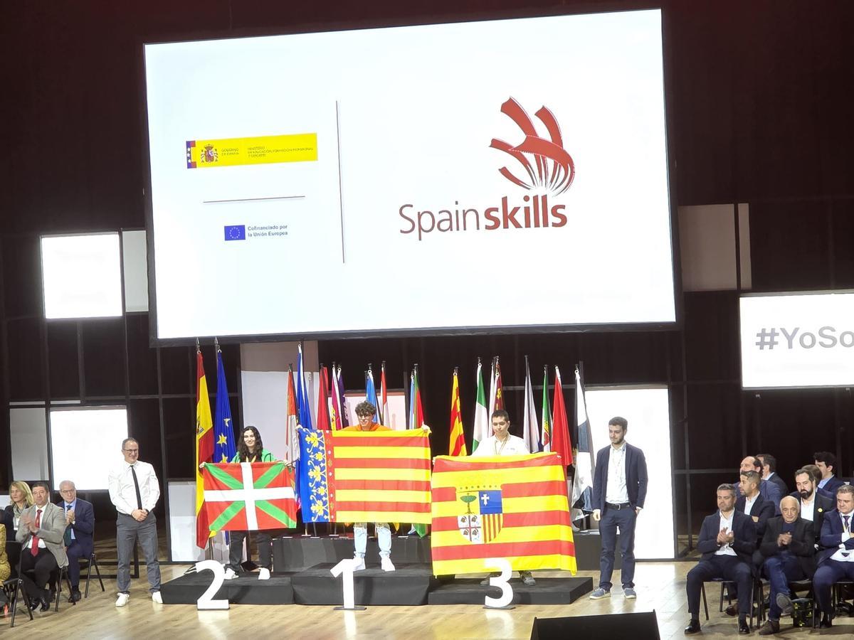 El alumno de FP, Mario Gómez, del IES Pere Ibarra de Elche, medalla de oro en Spain Skills 2026
