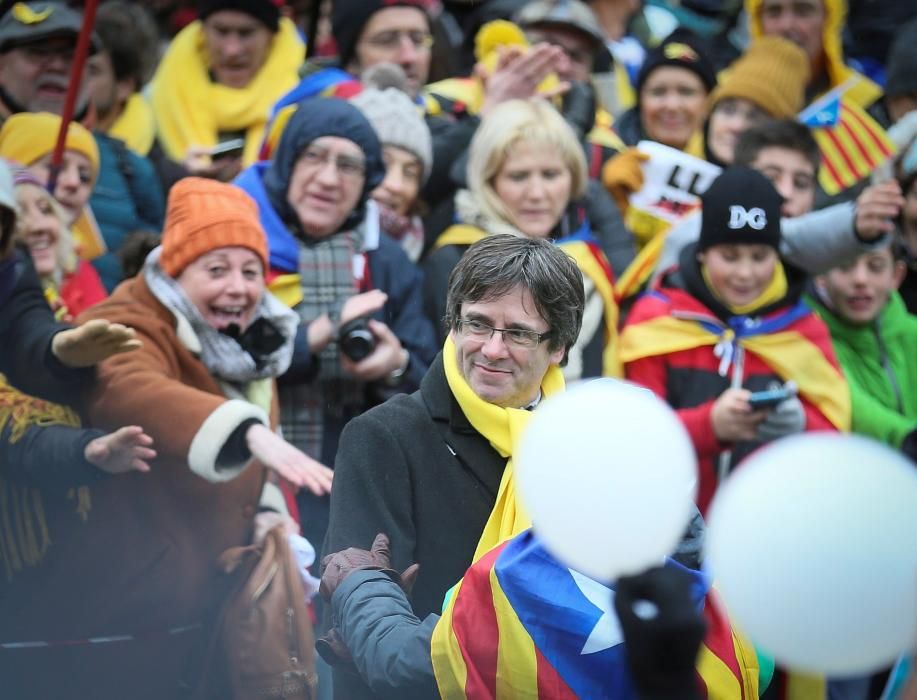 Manifestació independentista a Brussel·les