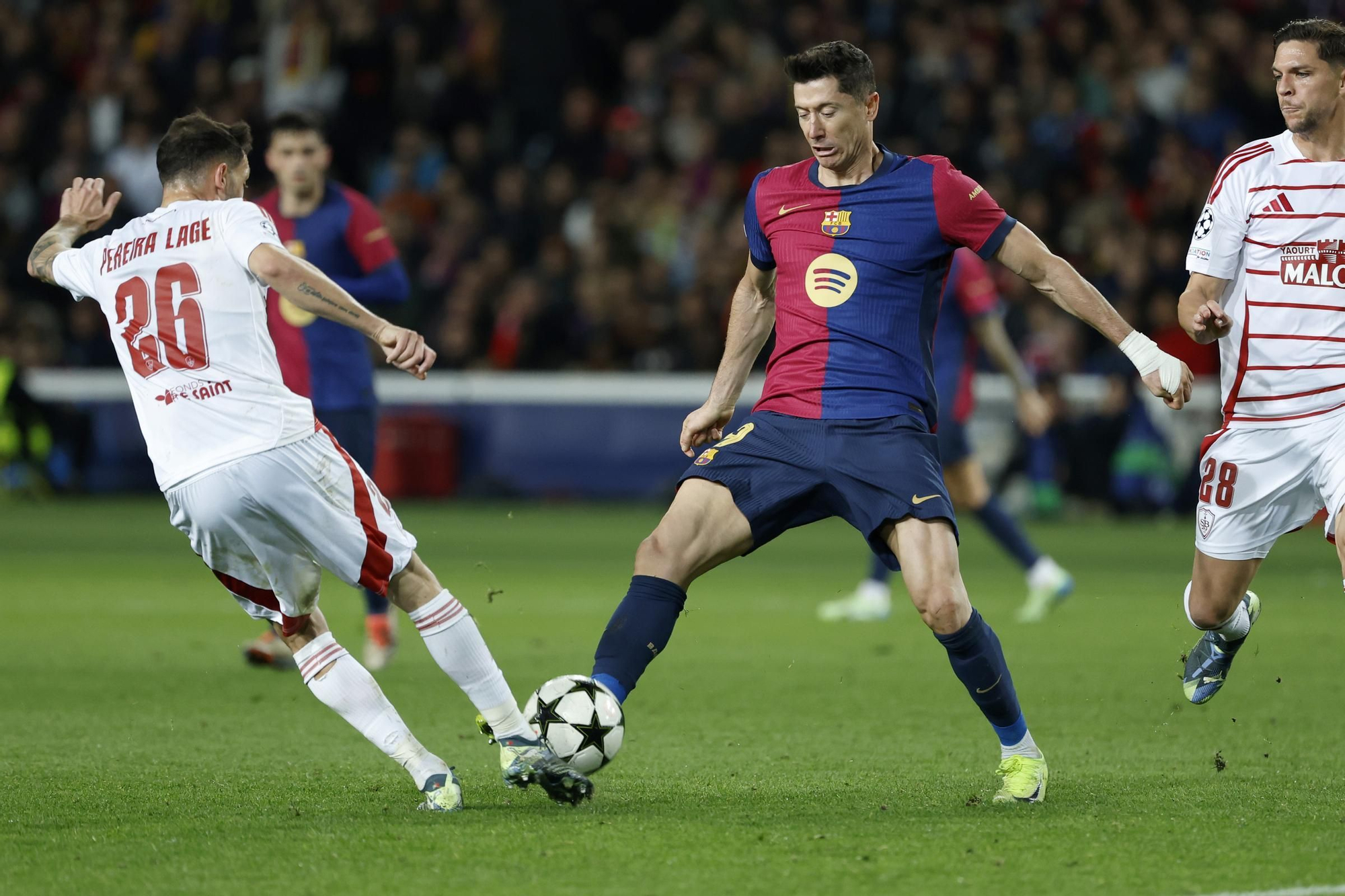 Champions League: FC Barcelona - Brest, en imágenes.