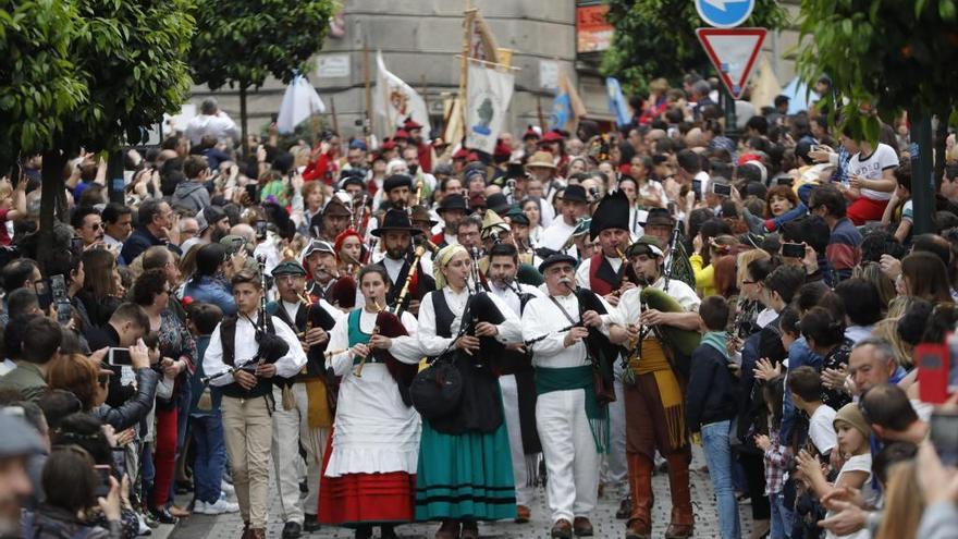 Momento de la Festa da Reconquista de Vigo. // R. Grobas