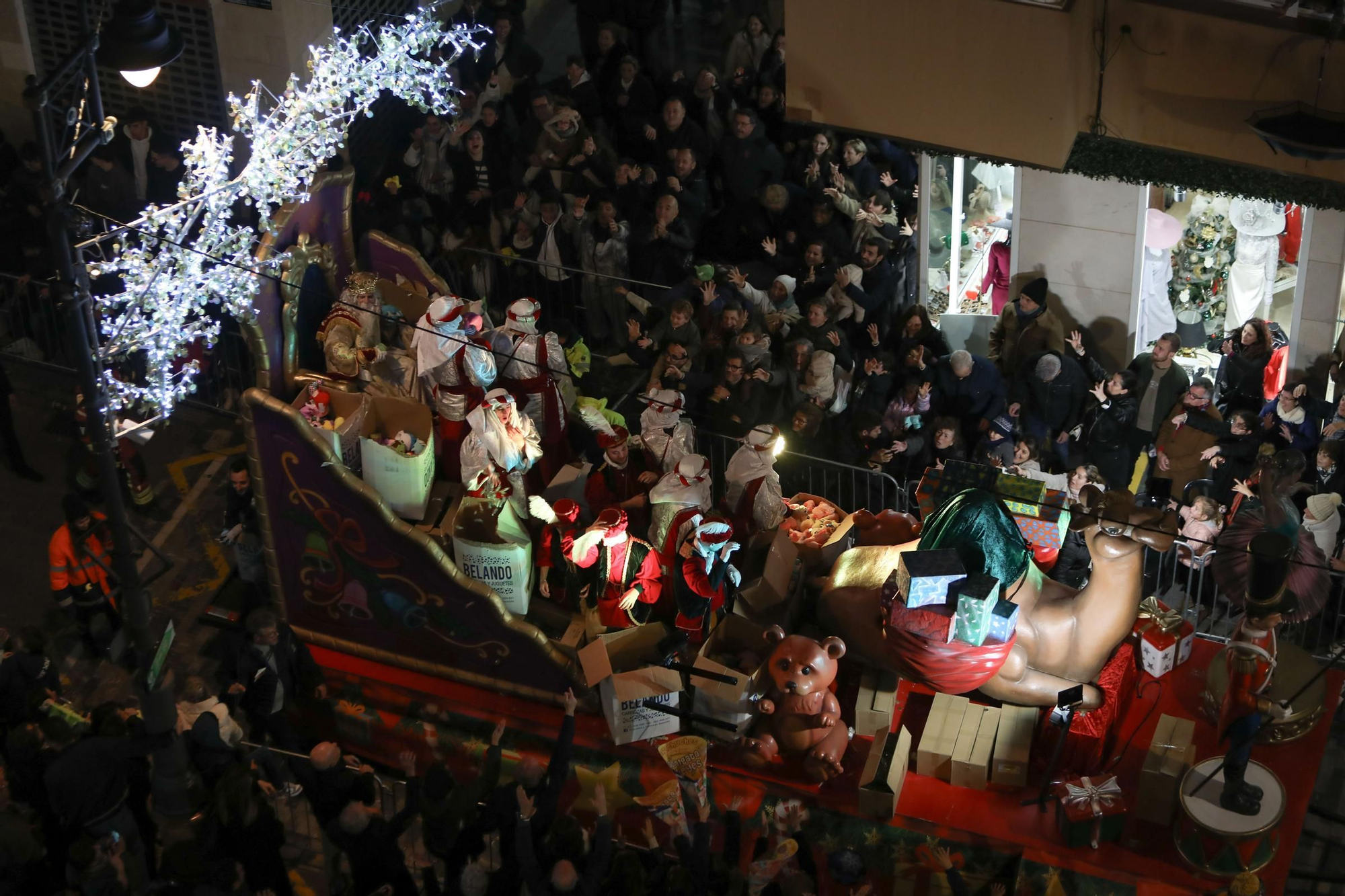 La Cabalgata de los Reyes Magos de Cartagena 2025, en imágenes