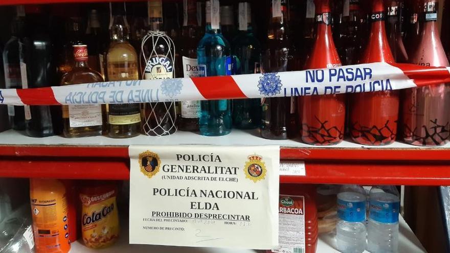 La bebida intervenida en la tienda