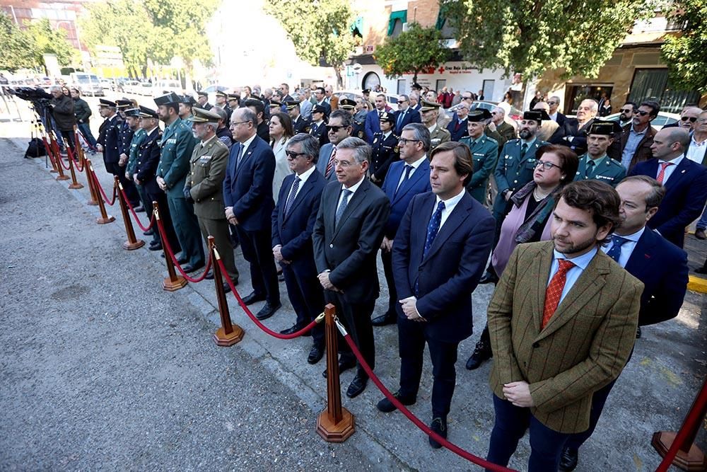 Inauguración del monolito y la plaza de la Policía Nacional