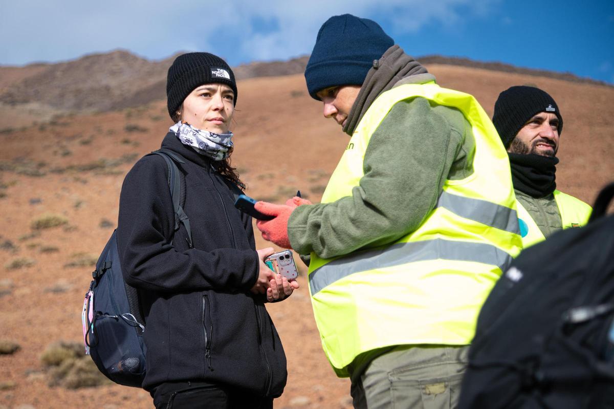 Control de acceso en el Parque Nacional del Teide