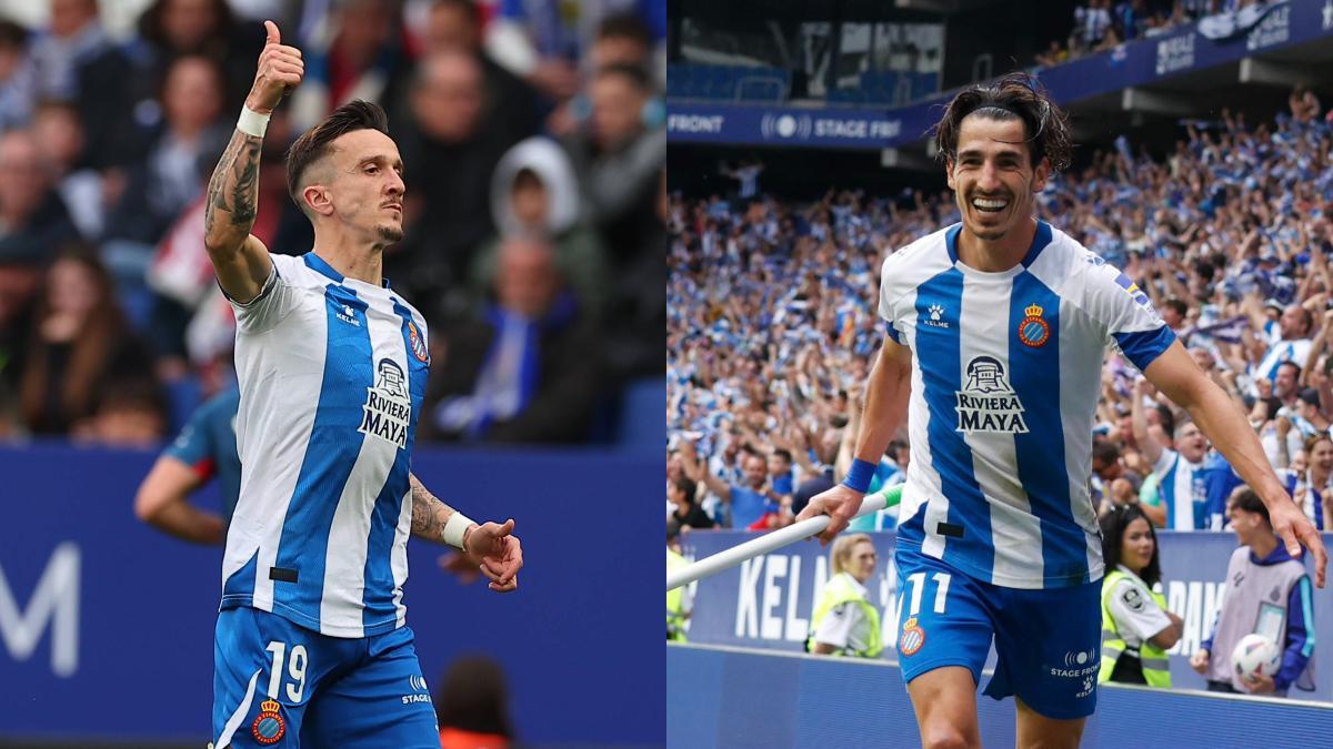 Salvi y Pere Milla, los dos últimos jugadores por los que el Espanyol invirtió en un traspaso