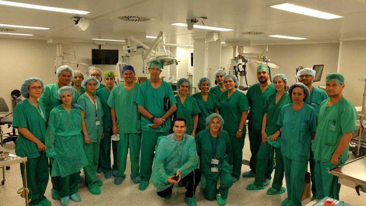 El Imibic inaugura su quirófano con una operación en un modelo animal de más de 60 kilos
