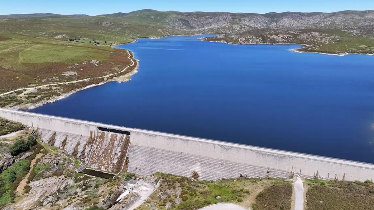 Embalse de Iberdrola en la zona de Conso.