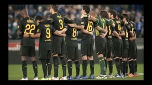 Imatges del partit entre l’Espanyol i el Barça.