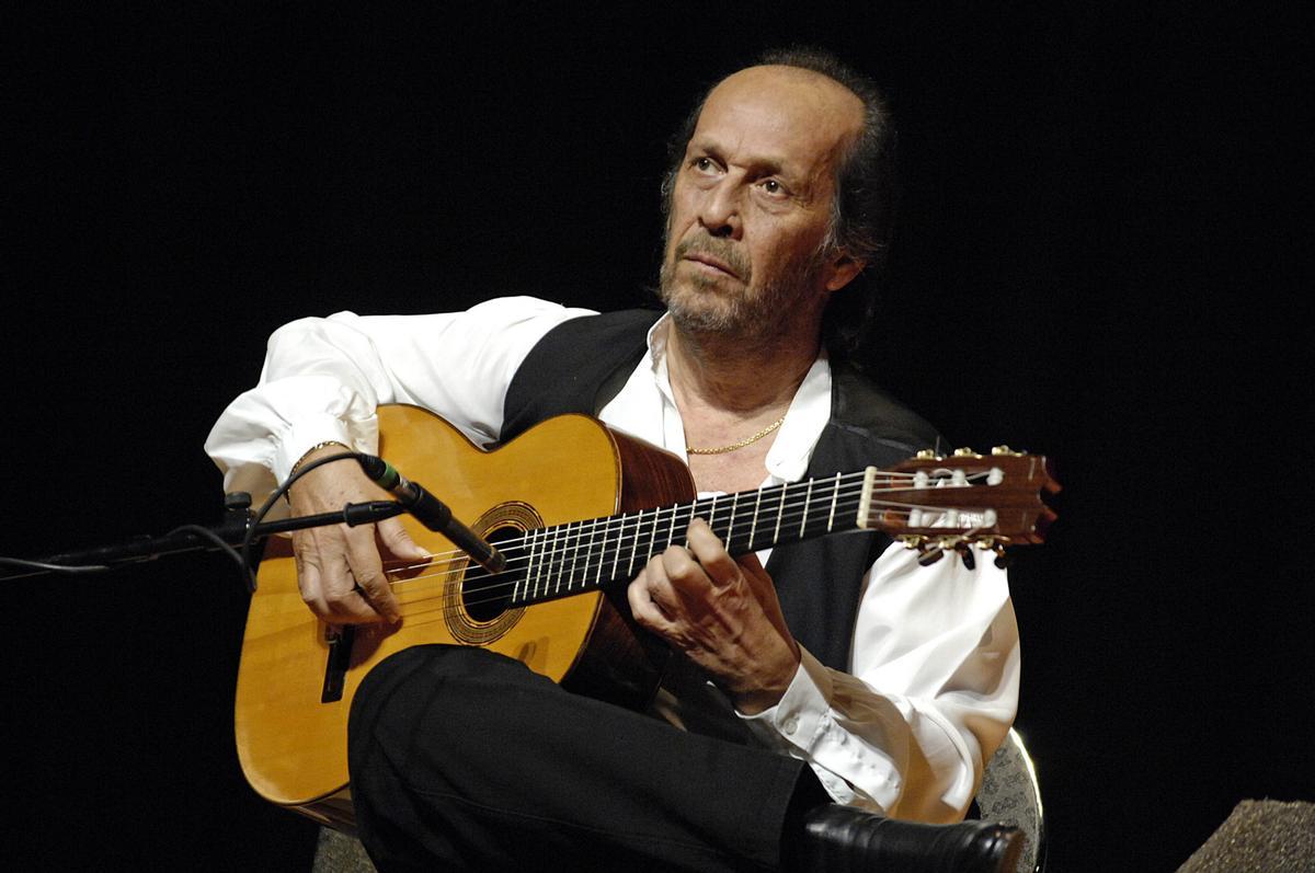 Paco de Lucía en un concierto en Hambirgo en 2007.
