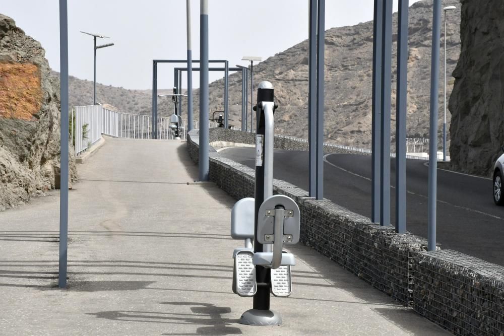 Paseo peatonal de la GC-500 que une Arguineguín con Patalavaca