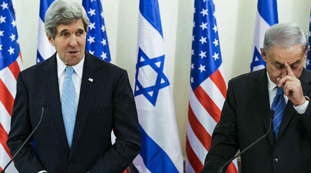 John Kerry es reuneix amb el primer ministre d’Israel, Benjamin Netanyahu.