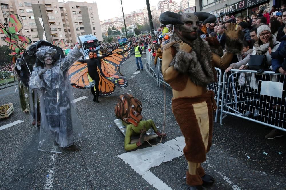 Las imágenes de la Cabalgata de Reyes de Vigo 2019