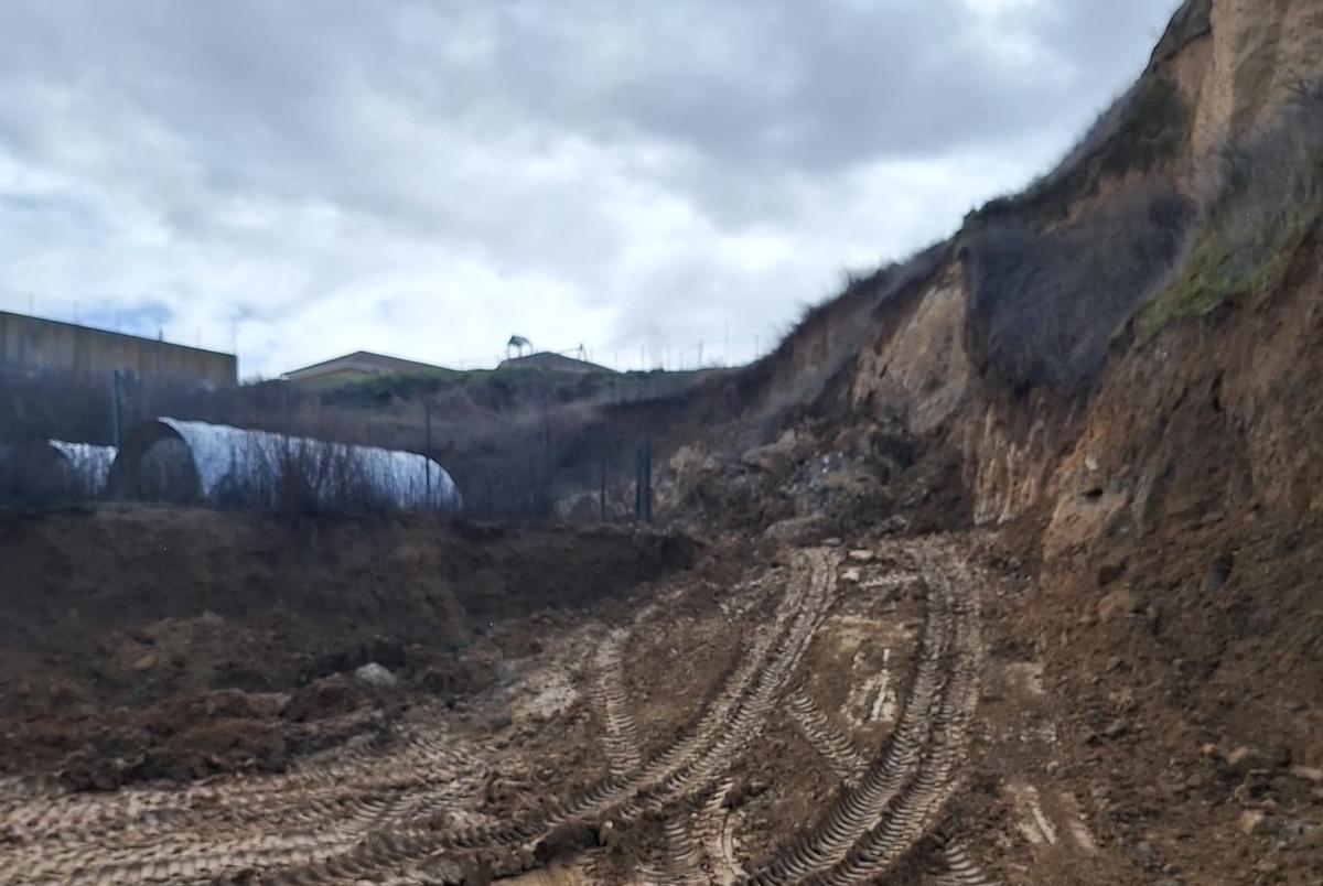 Desprendimientos en Castrogonzalo.