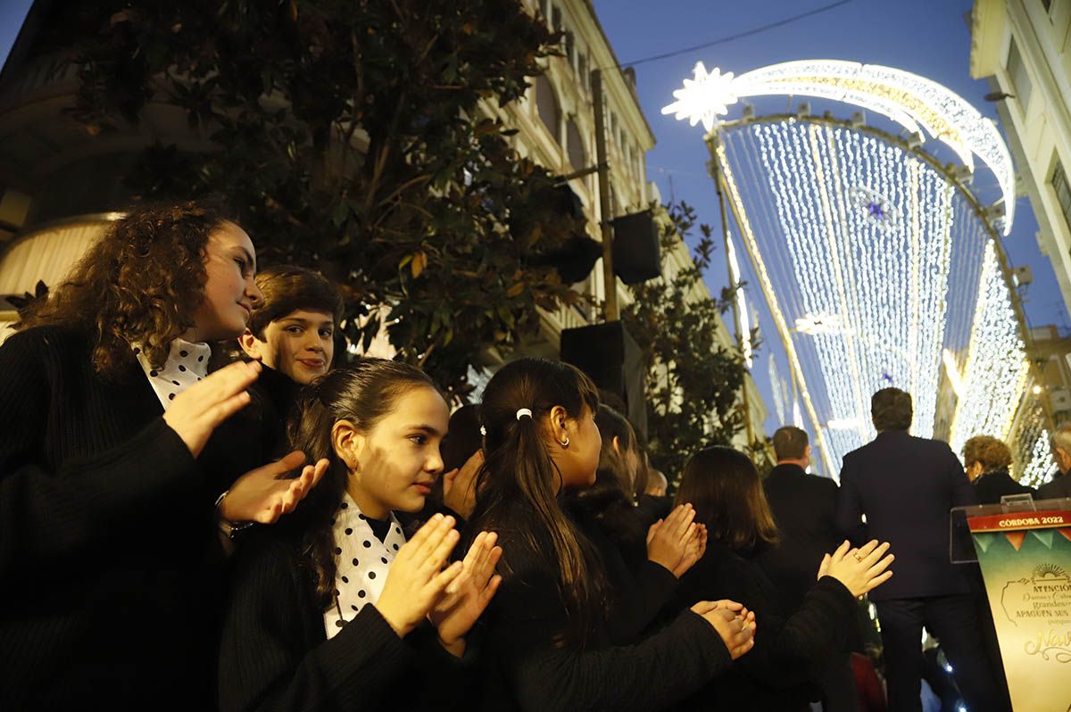 Encendido del alumbrado de Navidad en Córdoba