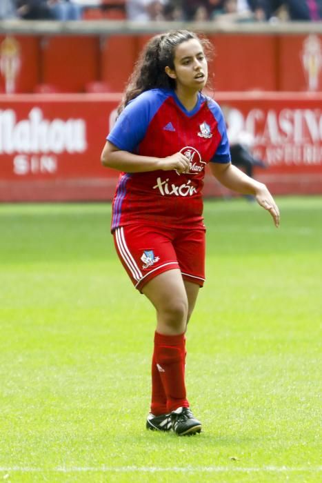 El derbi femenino de Gijón, en imágenes