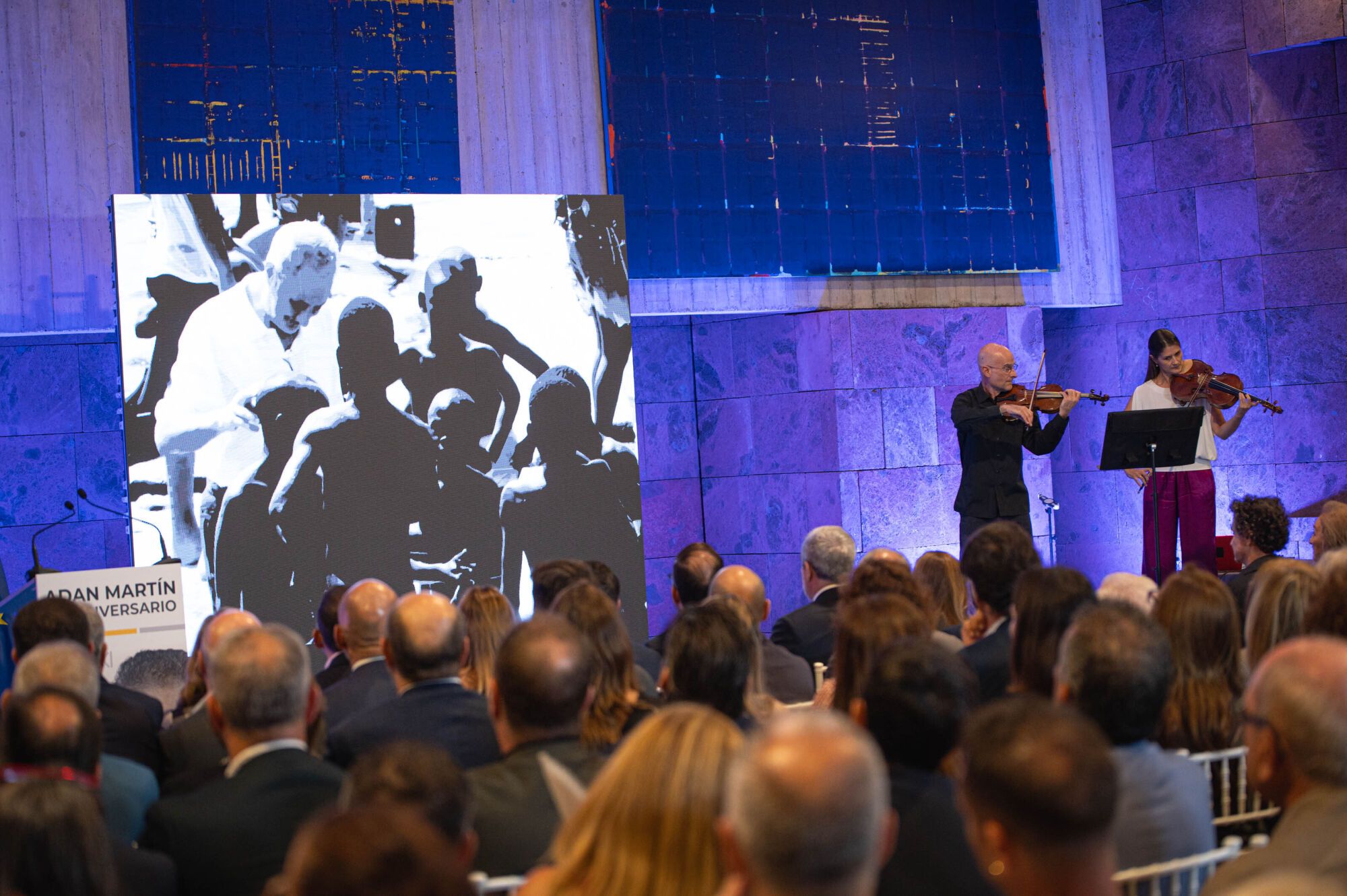 Acto de homenaje al expresidente de Canarias, Adán Martín, cuando se cumplen 15 años de su fallecimiento