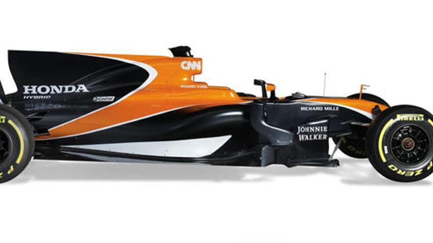 McLaren hace &#039;taronja&#039; el coche de Alonso