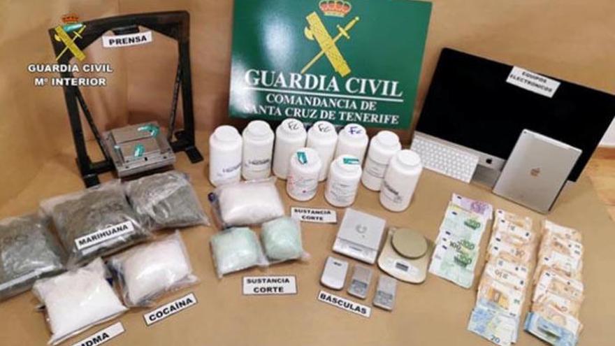 Desmantelan una organización que introducía droga en La Palma y Tenerife