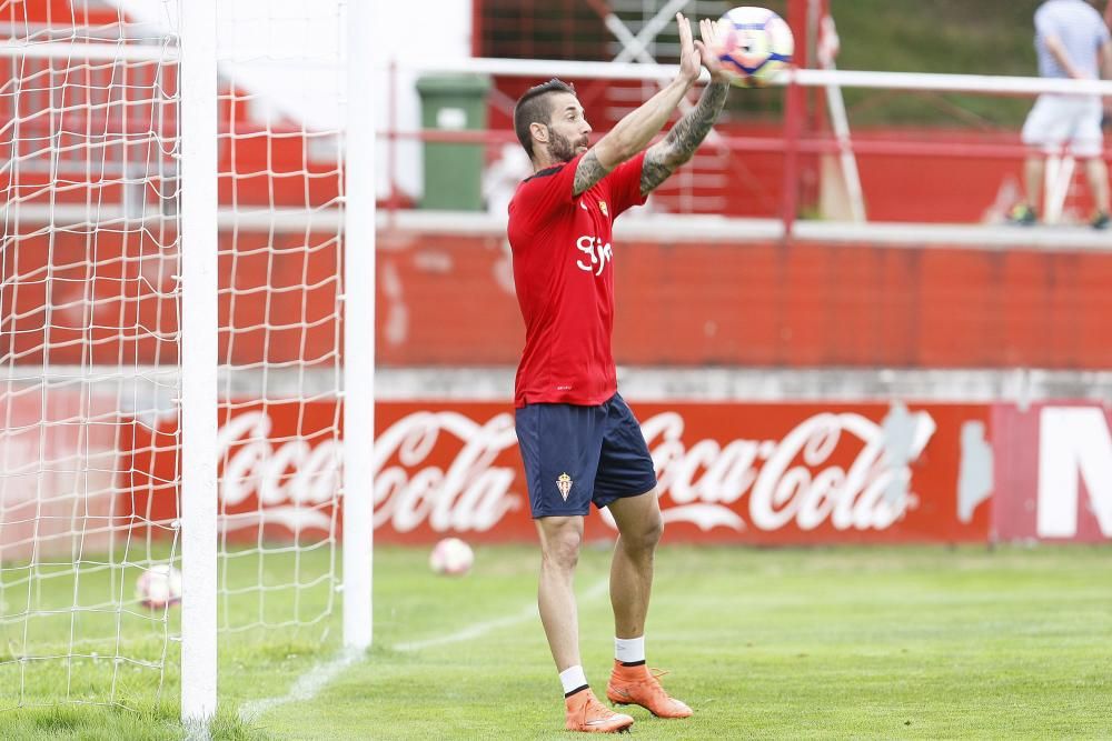 Entrenamiento del Sporting